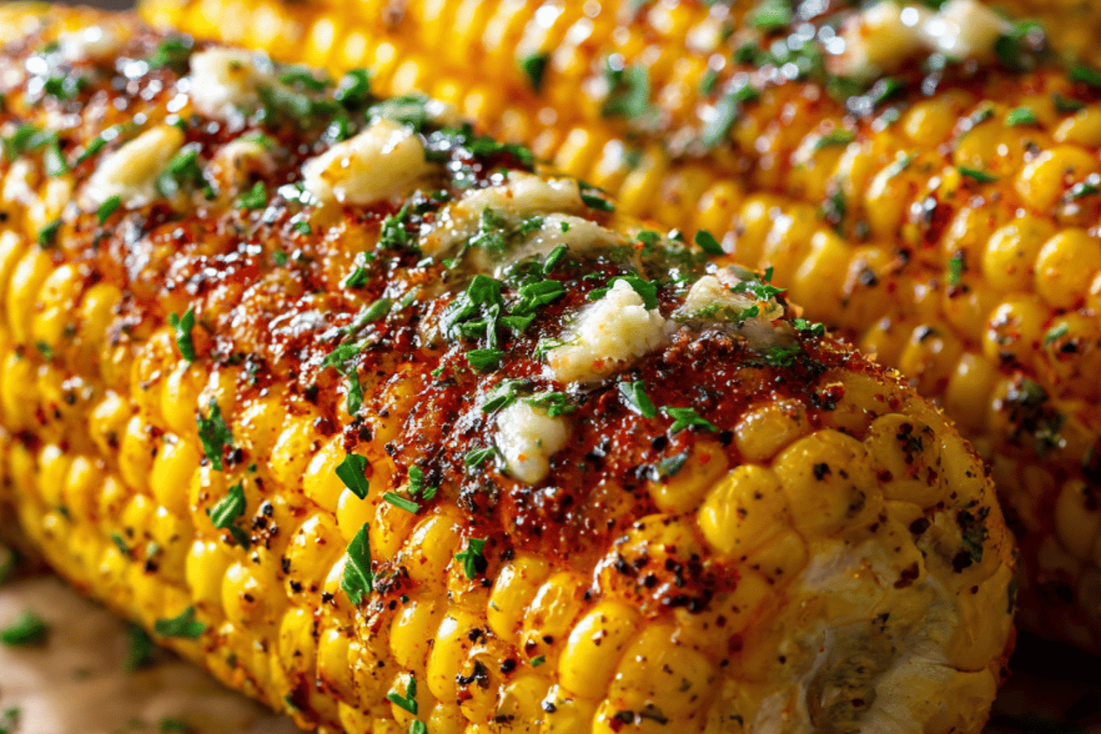 Cheesy Garlic Butter Corn on the Cob Delight