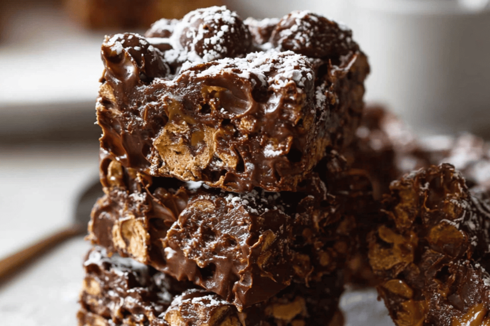 Chocolate Peanut Butter Muddy Buddy Bars