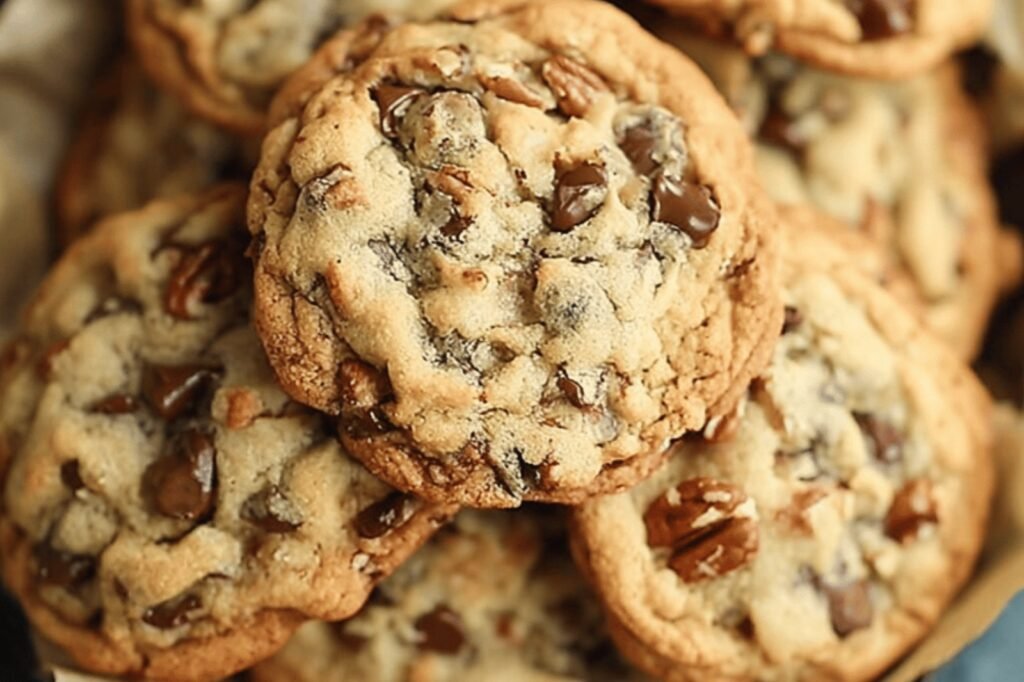 Classic Chewy Chocolate Chip Pecan Cookies