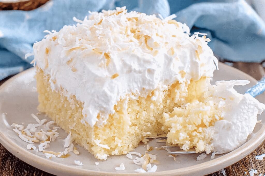 Coconut Dream Poke Cake Delight