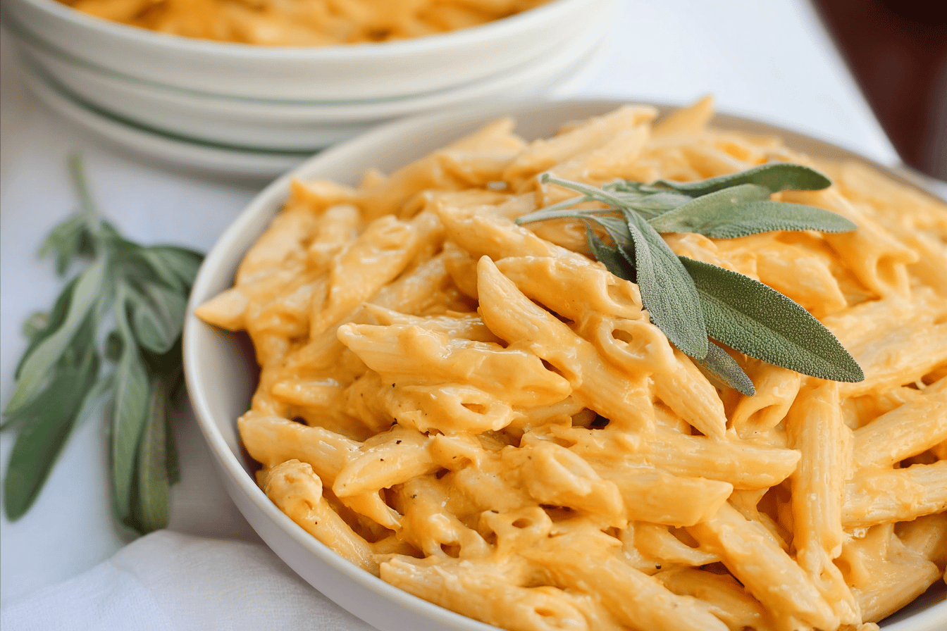 Creamy Boursin Pumpkin Pasta for Fall