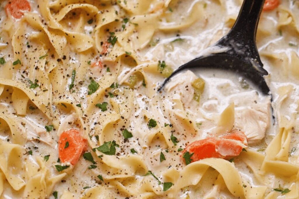 Creamy Chicken Noodle Soup for Cozy Winter Nights
