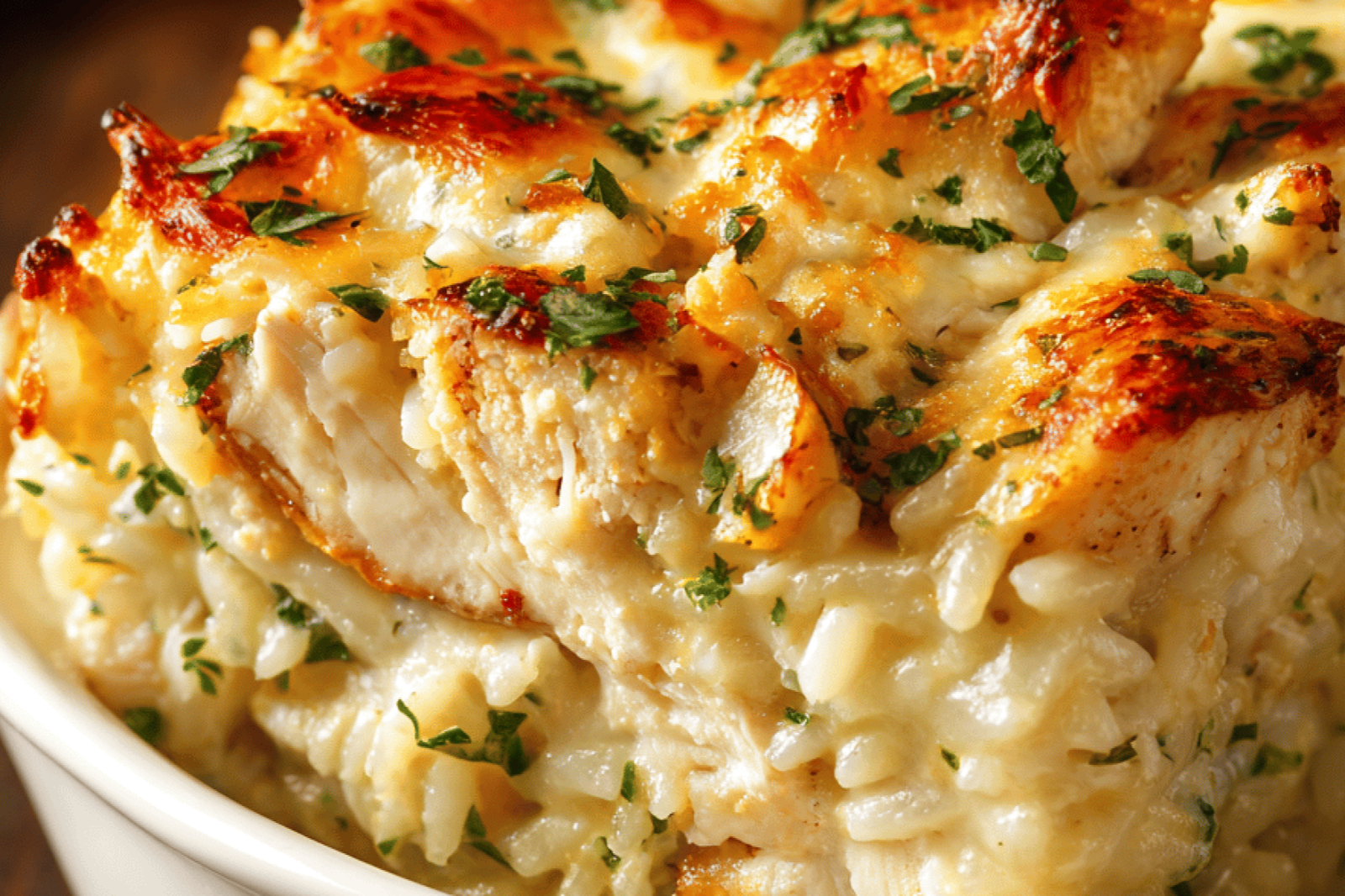 Creamy Chicken Rice Casserole Comfort Dish