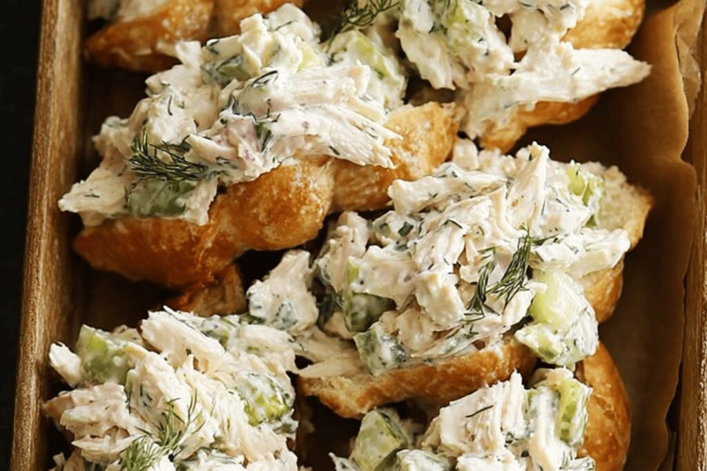 Creamy Dill Pickle Chicken Salad Delight