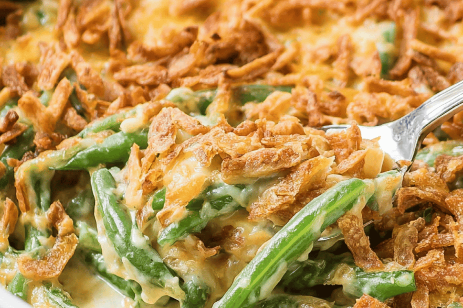 Creamy Fresh Green Bean Holiday Casserole