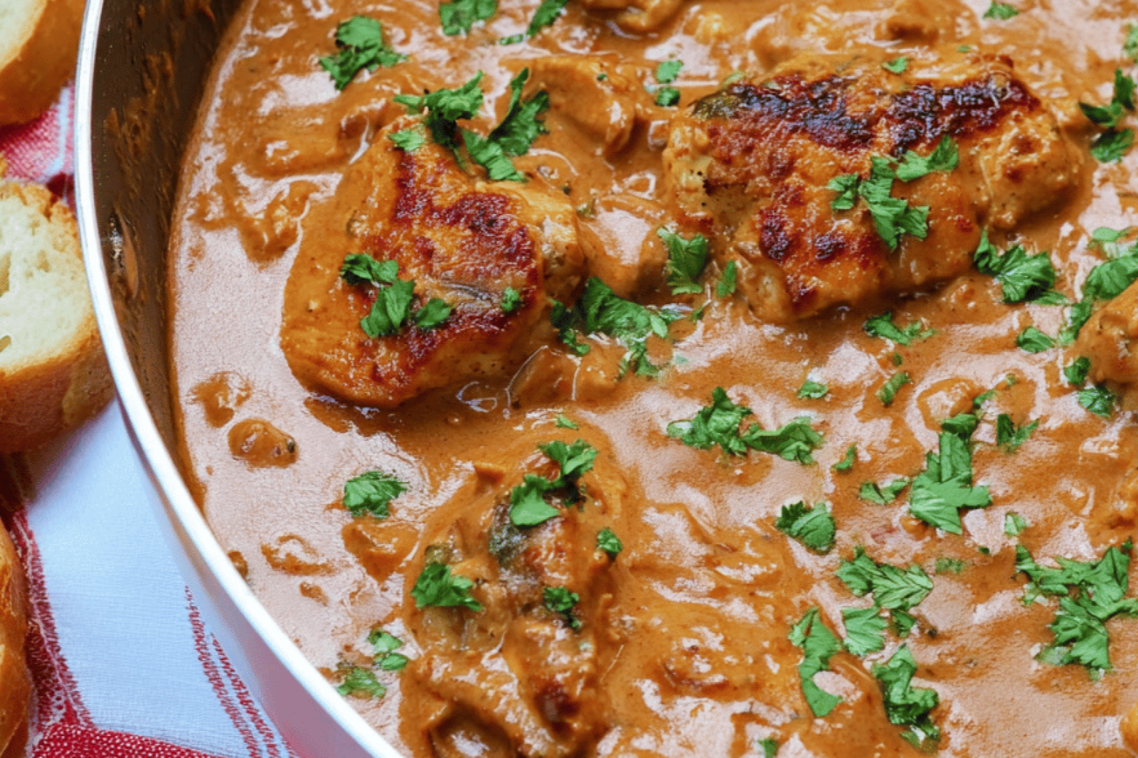Creamy Hungarian Chicken Paprikash Skillet
