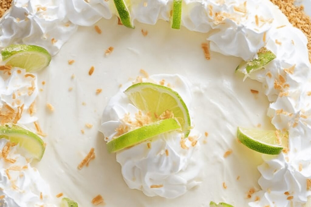 Creamy Key Lime Pie with Whipped Topping