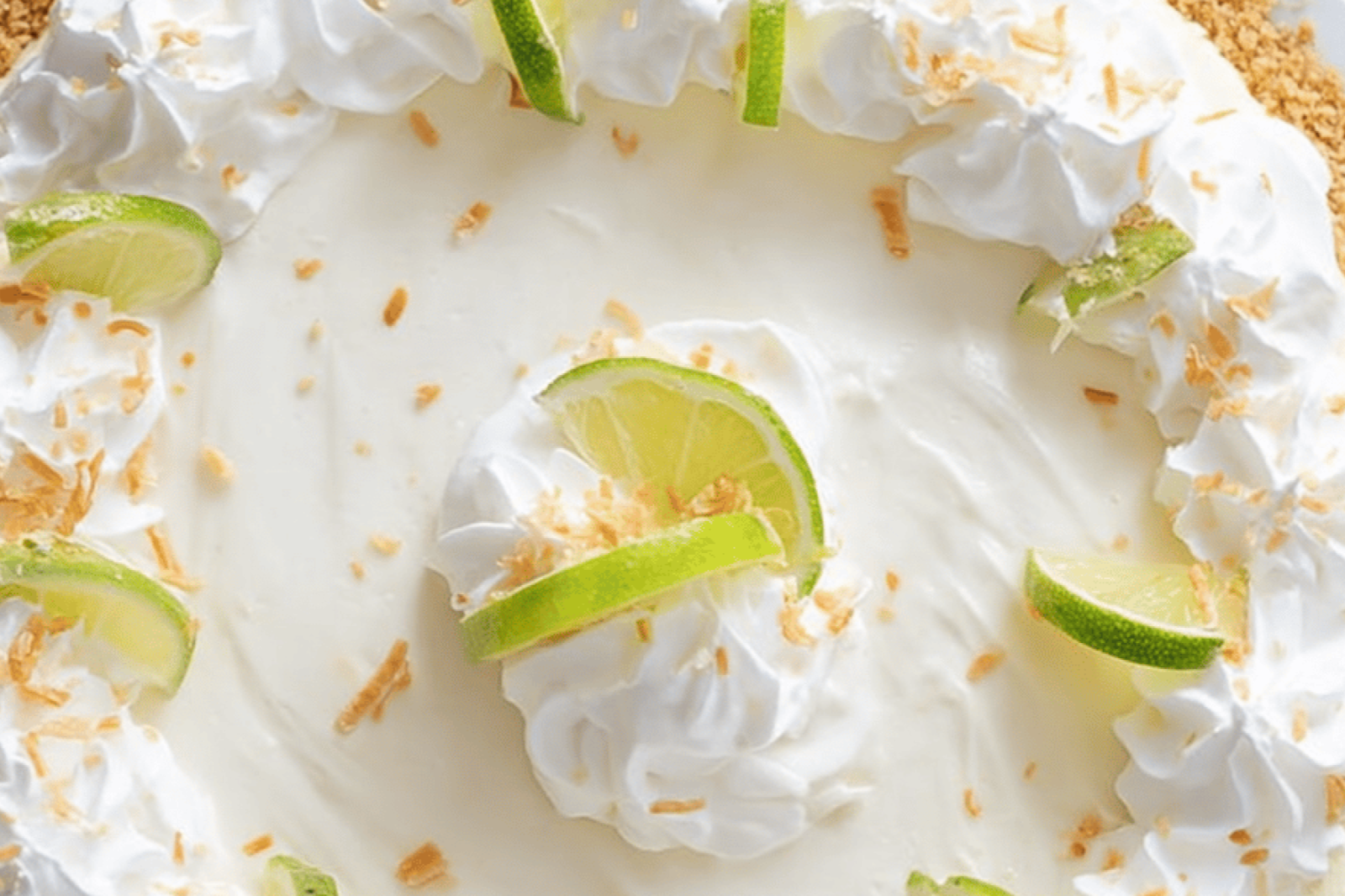 Creamy Key Lime Pie with Whipped Topping
