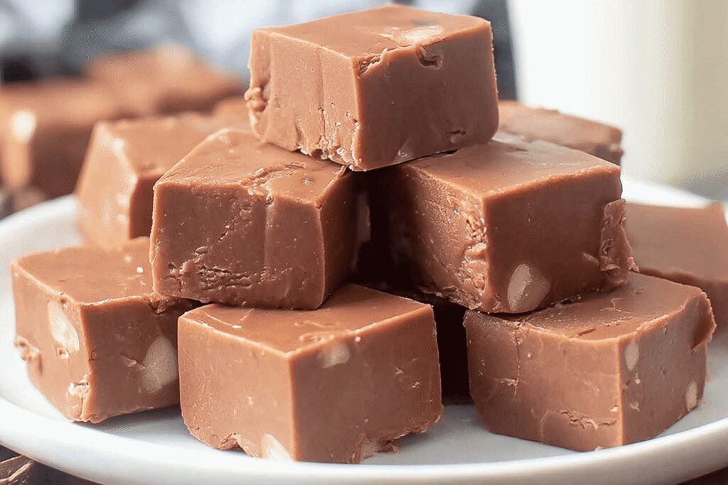 Creamy Microwave Velveeta Chocolate Fudge