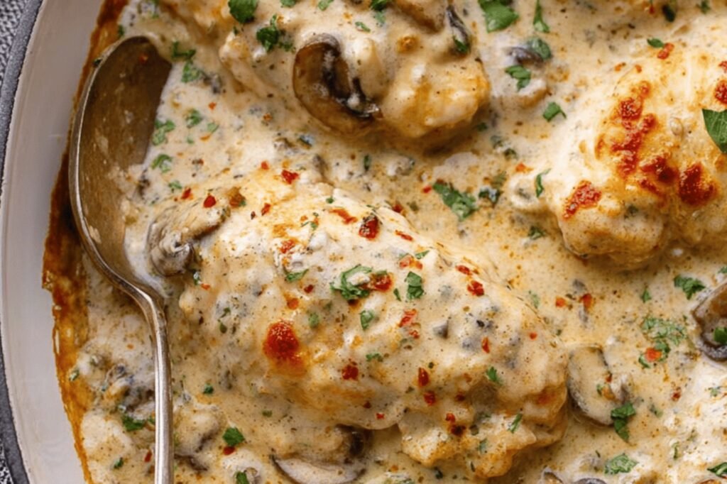 Creamy Tangy Baked Chicken Gloria