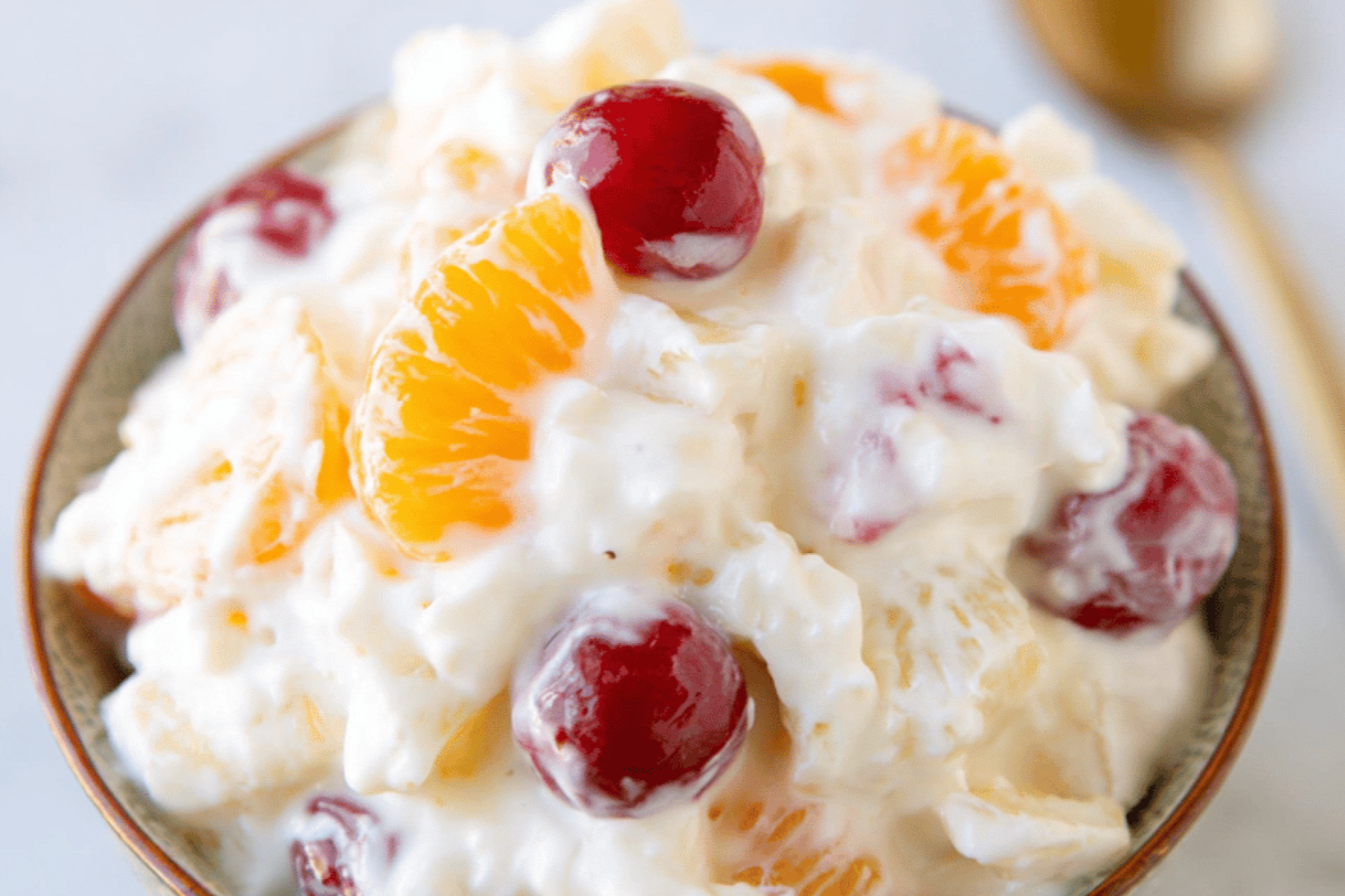 Creamy Vintage Five Cup Fruit Salad