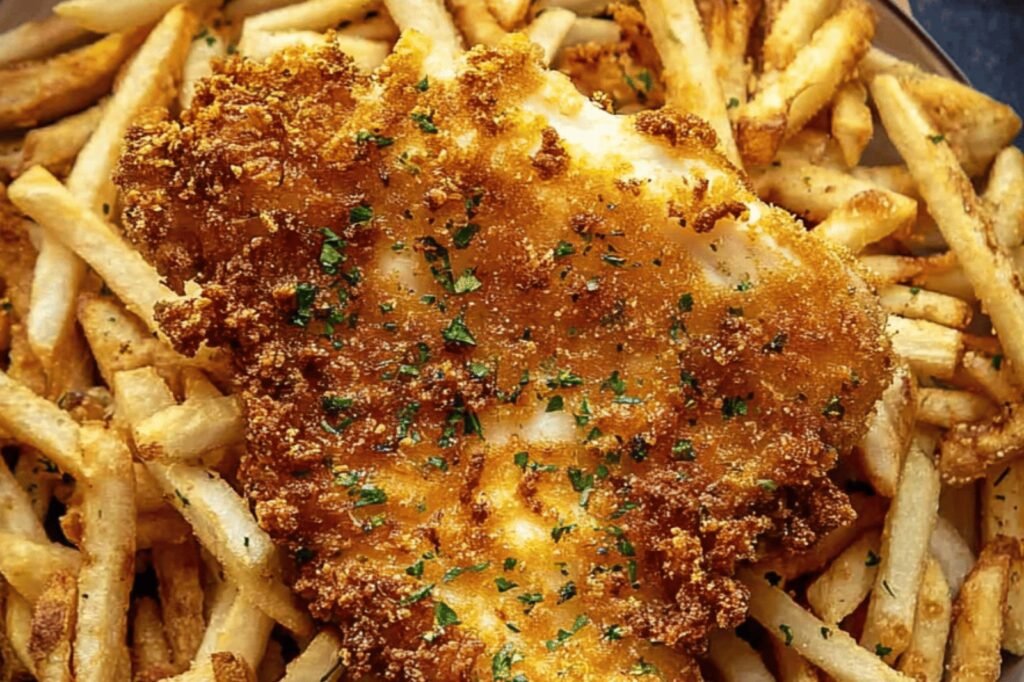 Crispy Chicken and Golden Fries Feast