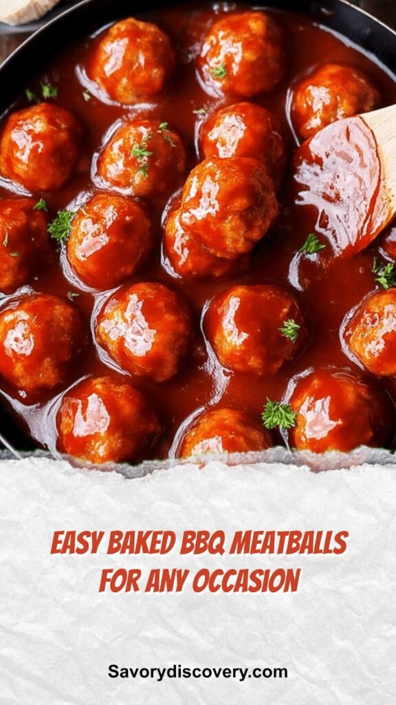 Easy Baked BBQ Meatballs for Any Occasion