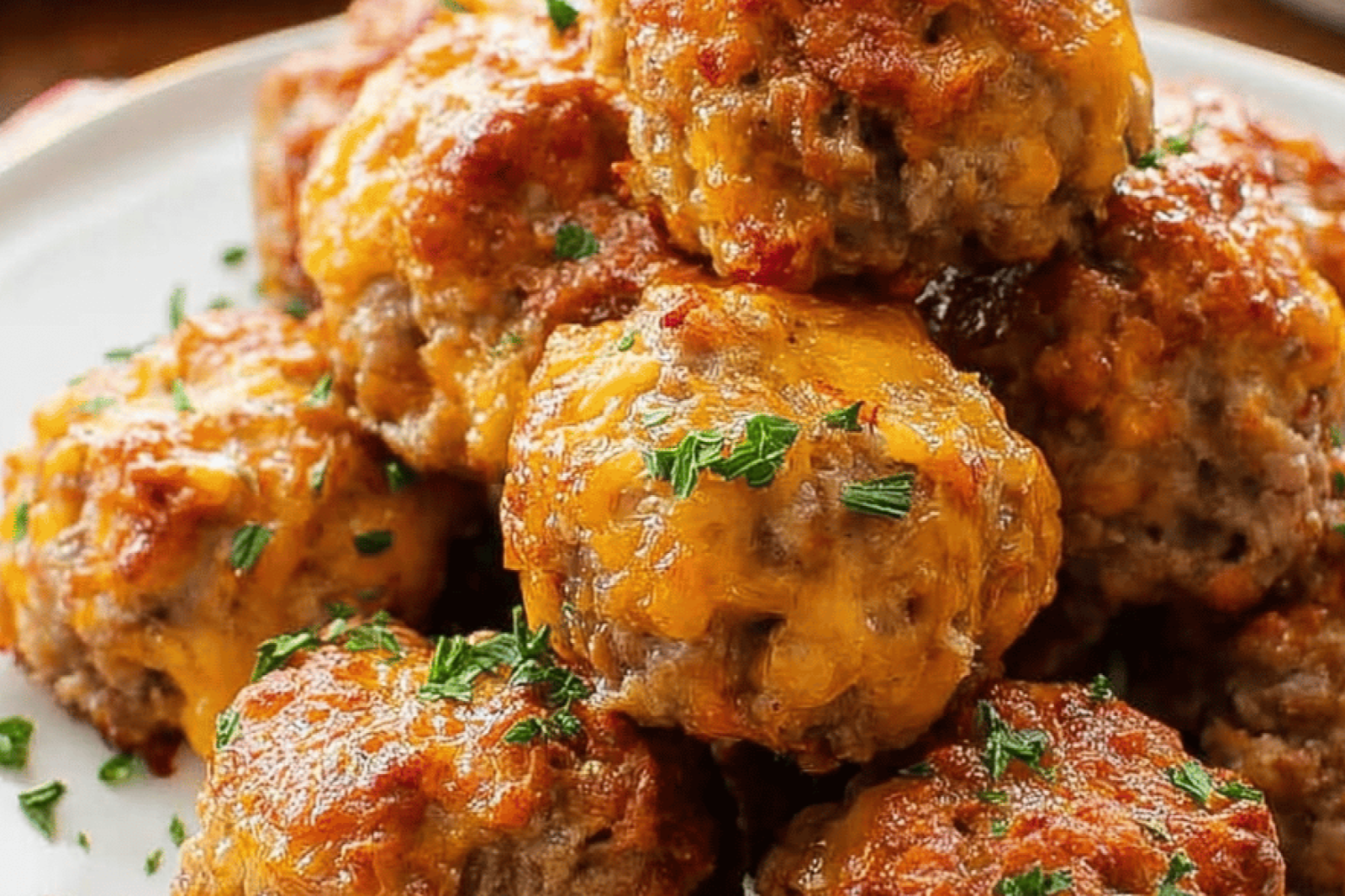 Easy Bisquick Sausage Ball Appetizers