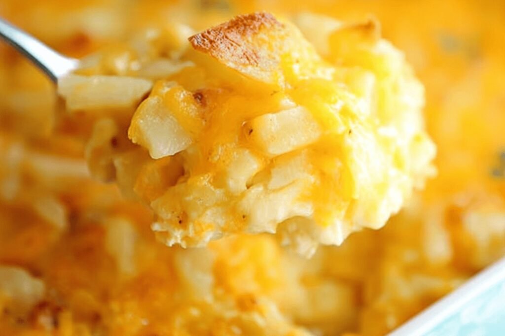 Easy Cheesy Hash Brown Scalloped Potatoes