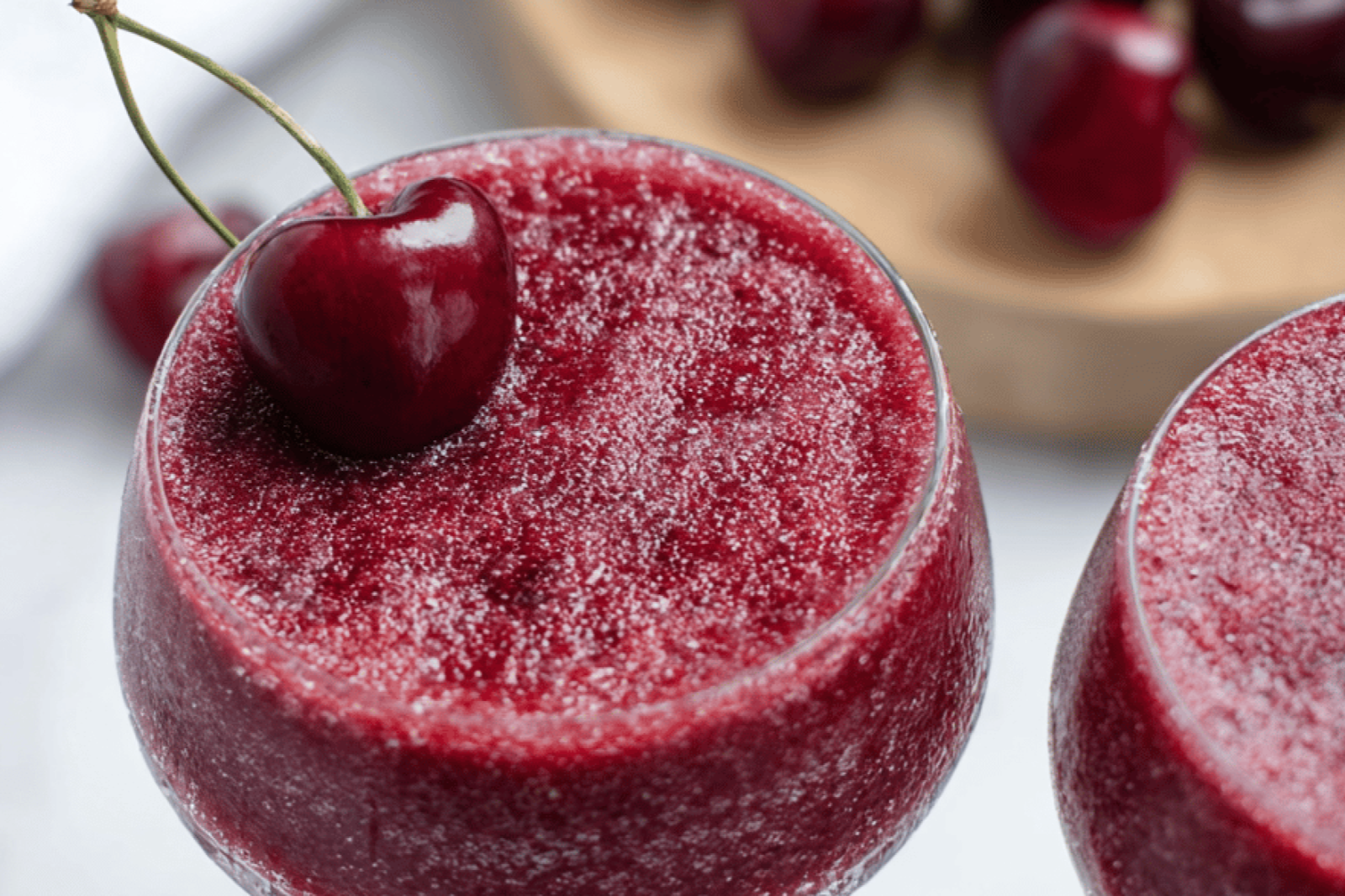 Easy Cherry Frosé for Summer Nights