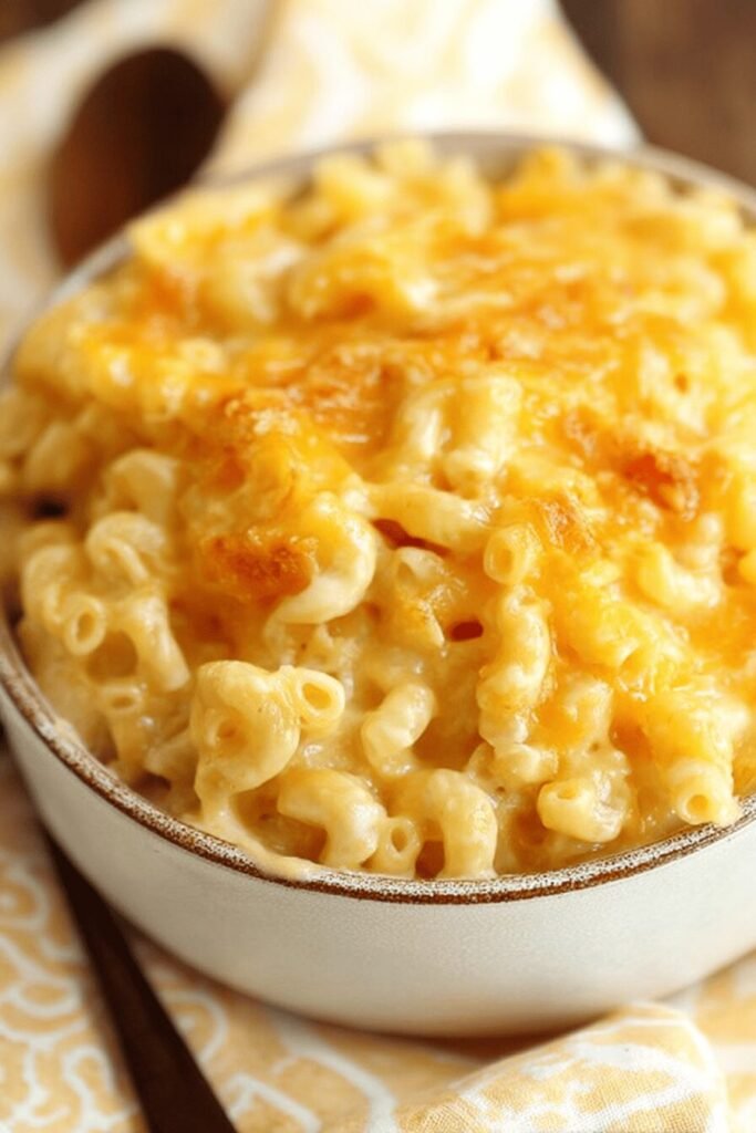 Easy Creamy 4-Ingredient Baked Mac and Cheese