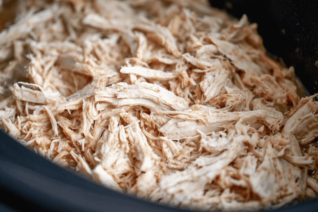 Easy Crock Pot Shredded Chicken for Meal Prep