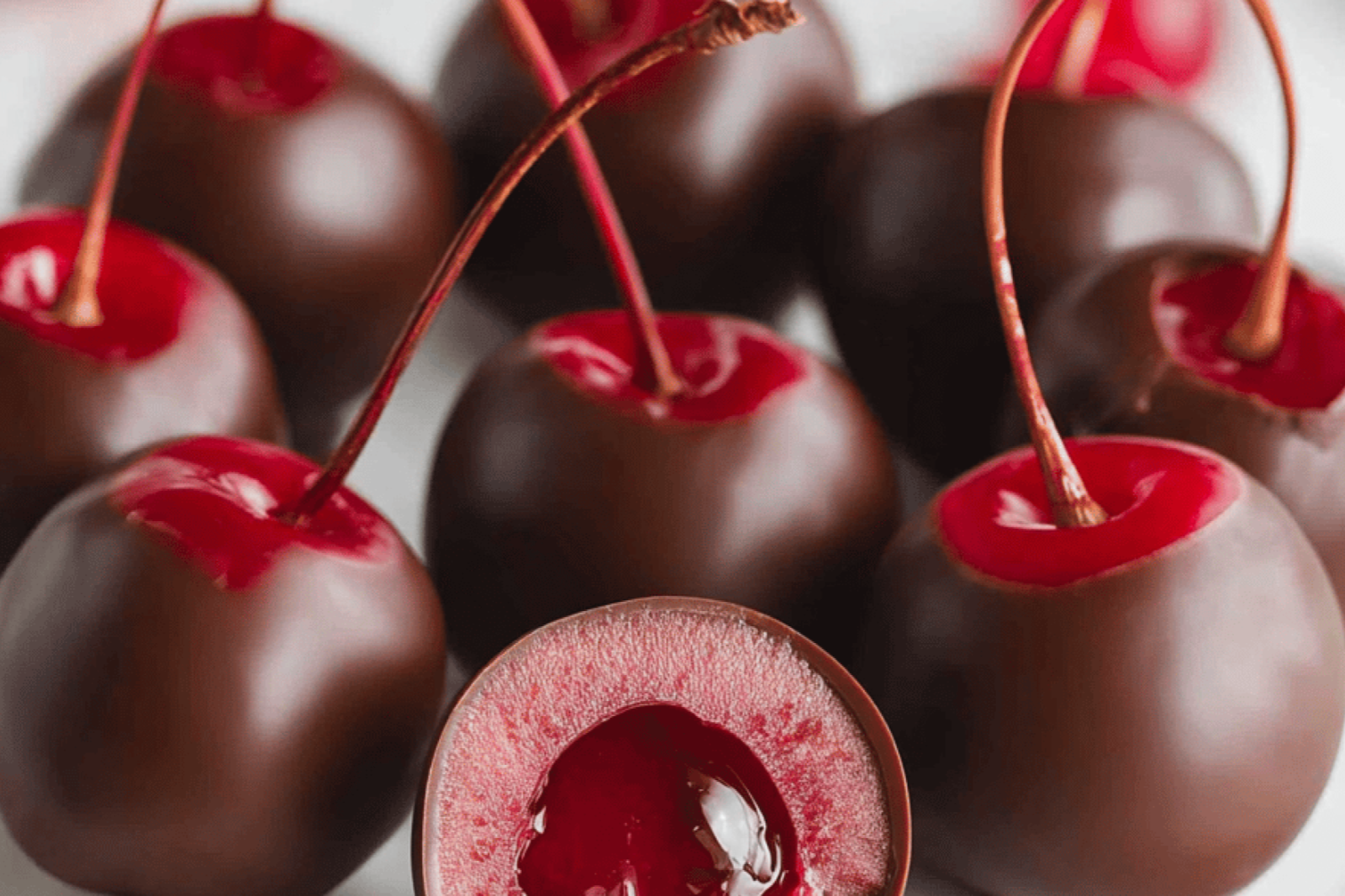 Easy Homemade Chocolate Cordial Cherries