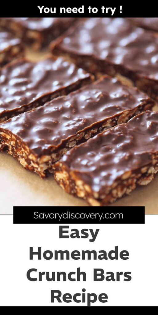 Easy Homemade Crunch Bars Recipe