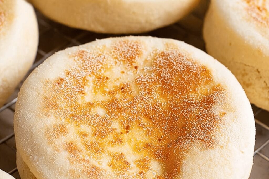 Easy Homemade English Muffins with Perfect Crannies