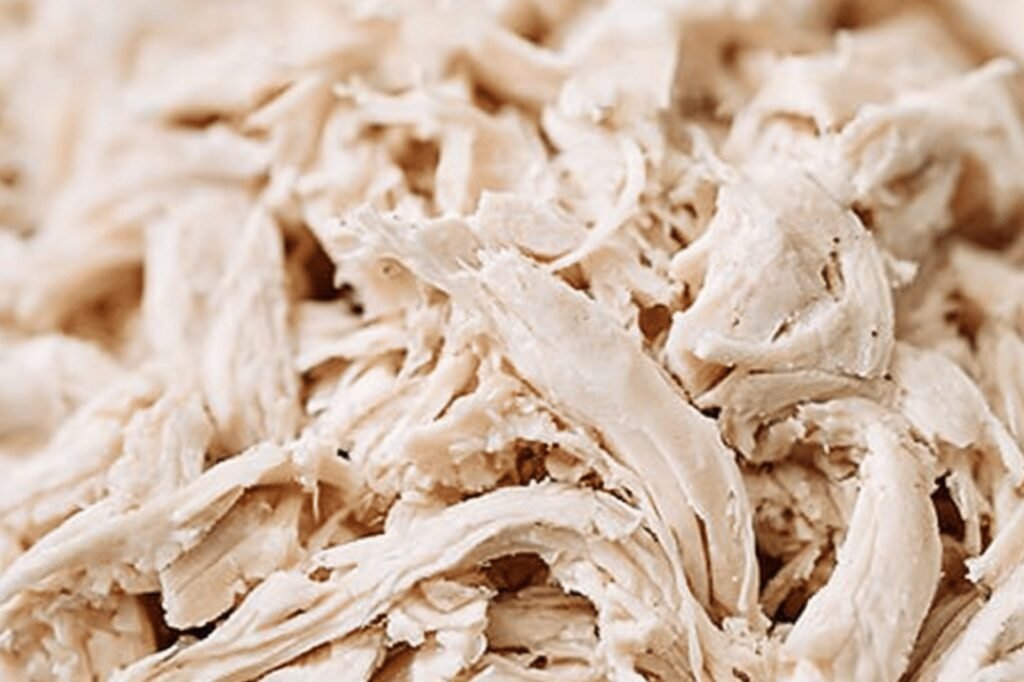Easy Low-Temp Poached Shredded Chicken for Recipes