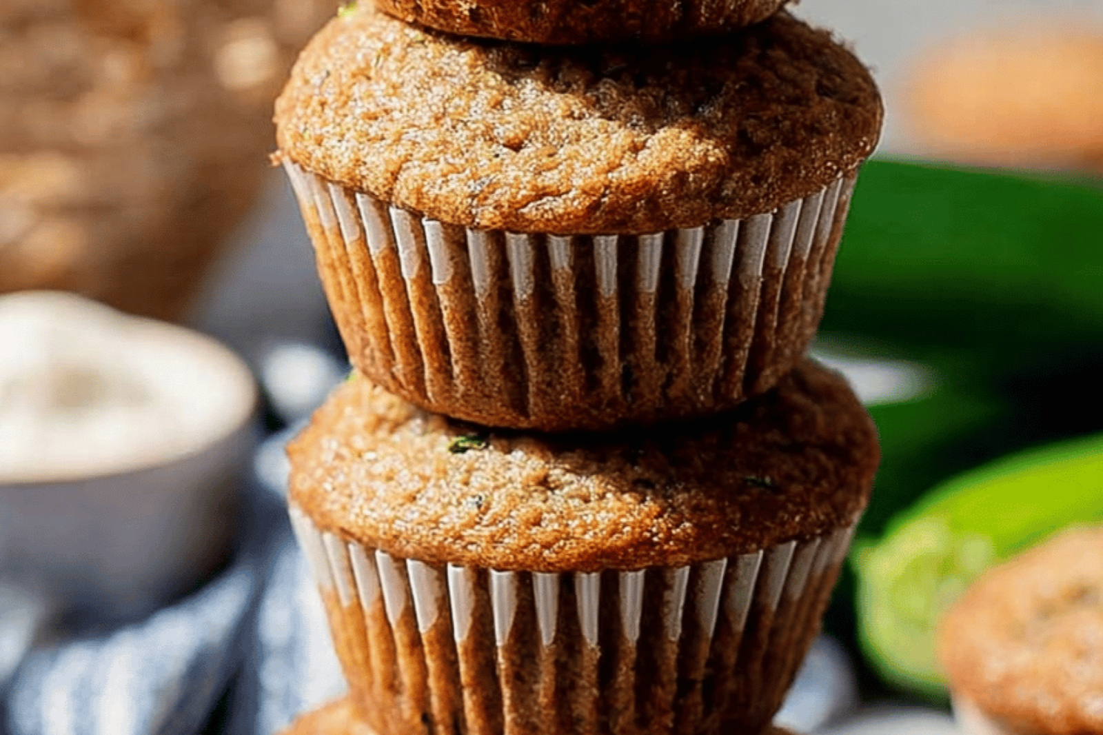 Easy One-Bowl Zucchini Bread Muffins