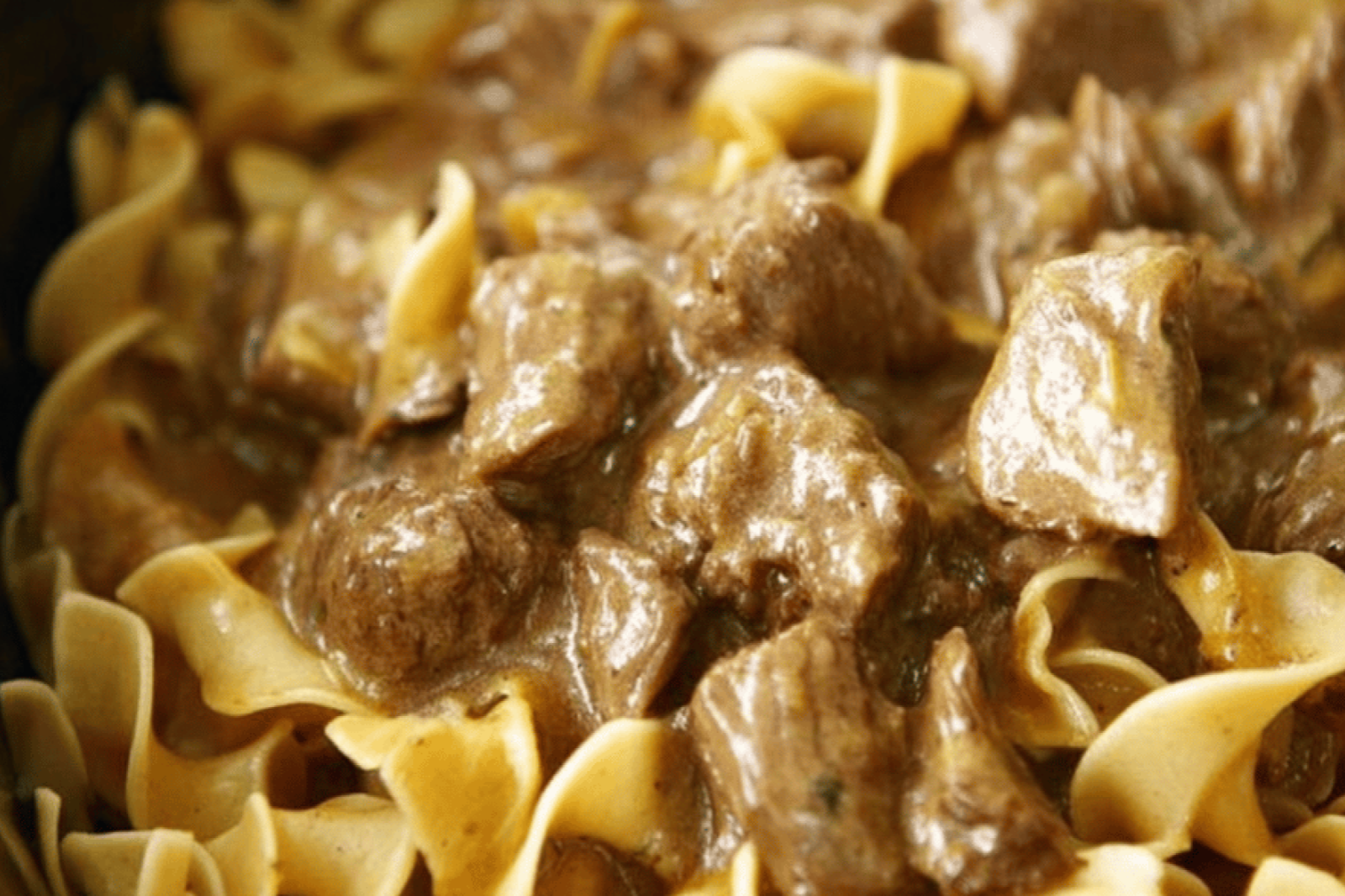Easy Slow Cooker Beef Stroganoff Comfort Meal