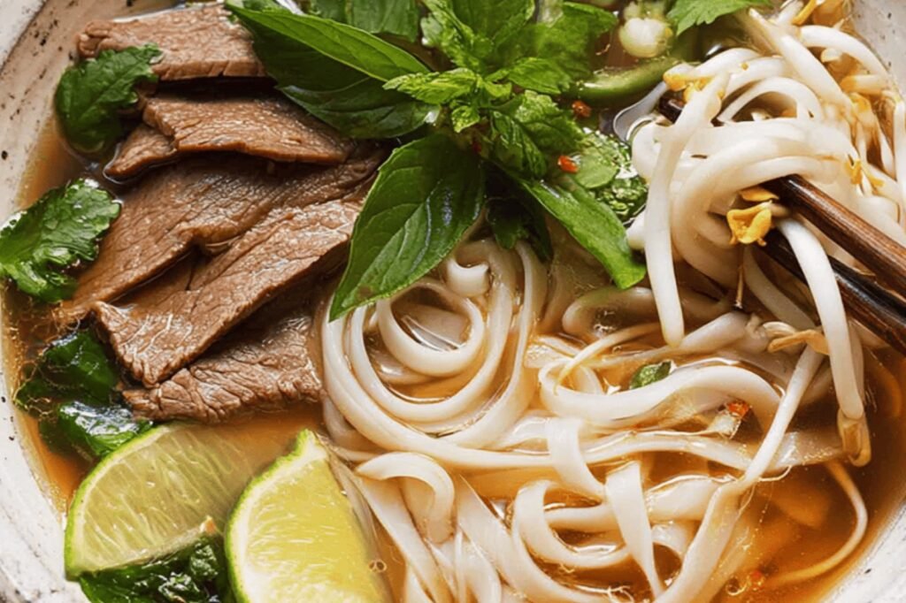 Easy Vietnamese Pho-Style Noodle Soup