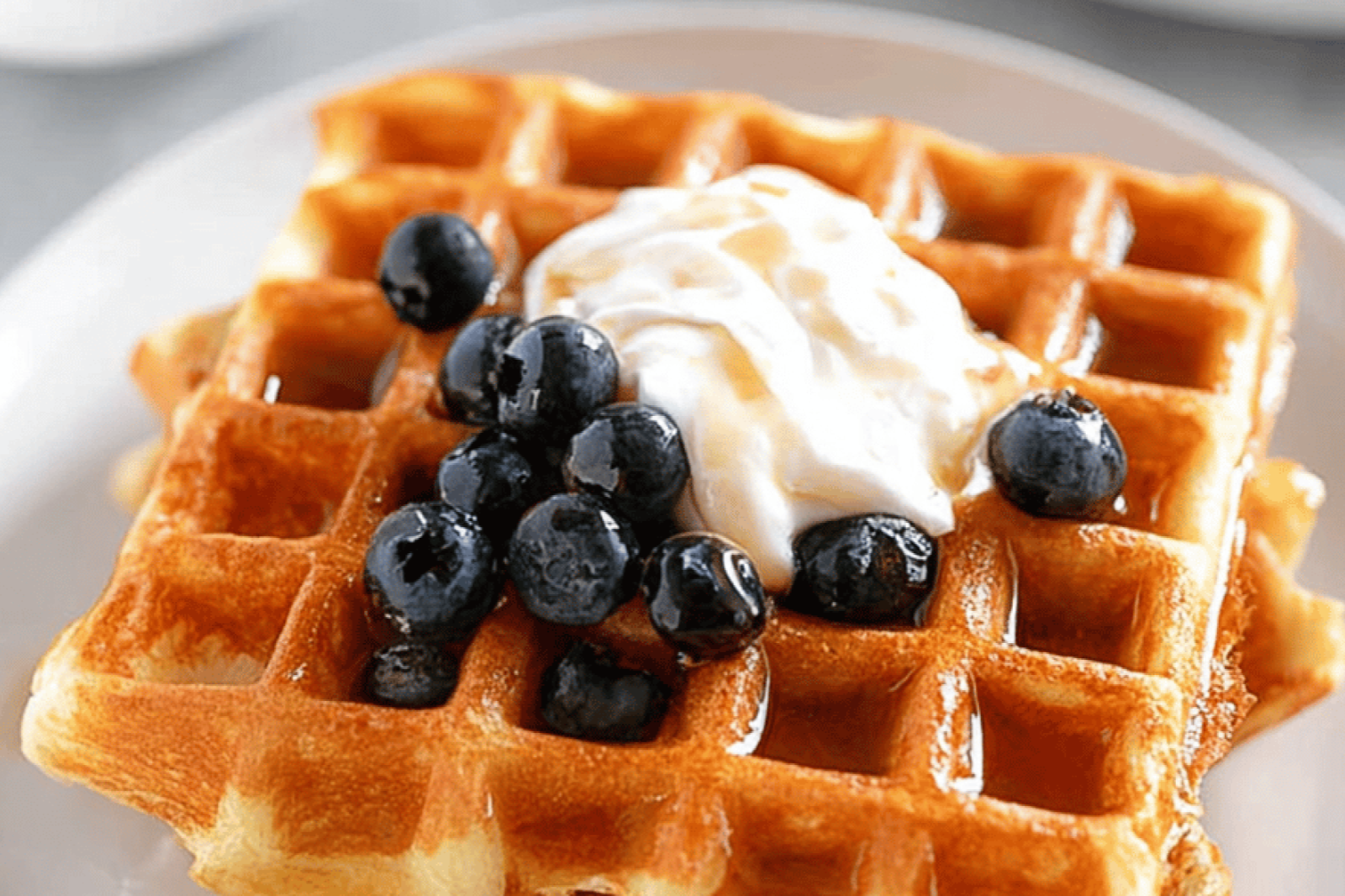 Fluffy Sourdough Waffles with Buttermilk Starter
