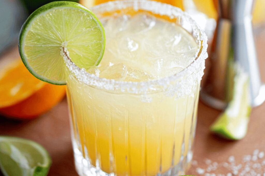 Fresh Skinny Margarita with Agave & Tequila