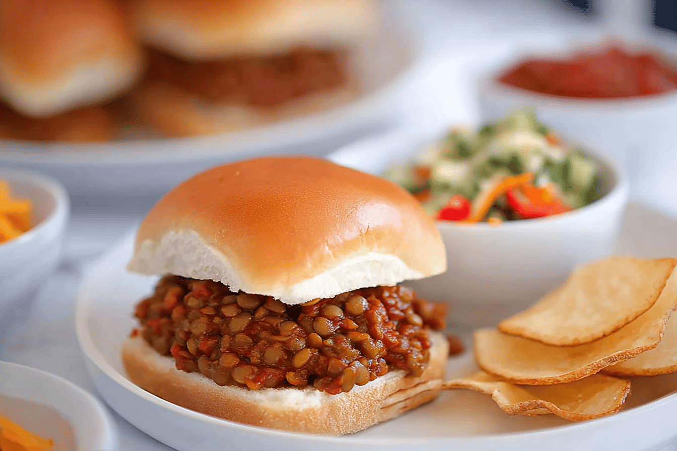 Hearty Lentil Sloppy Joes for Busy Nights