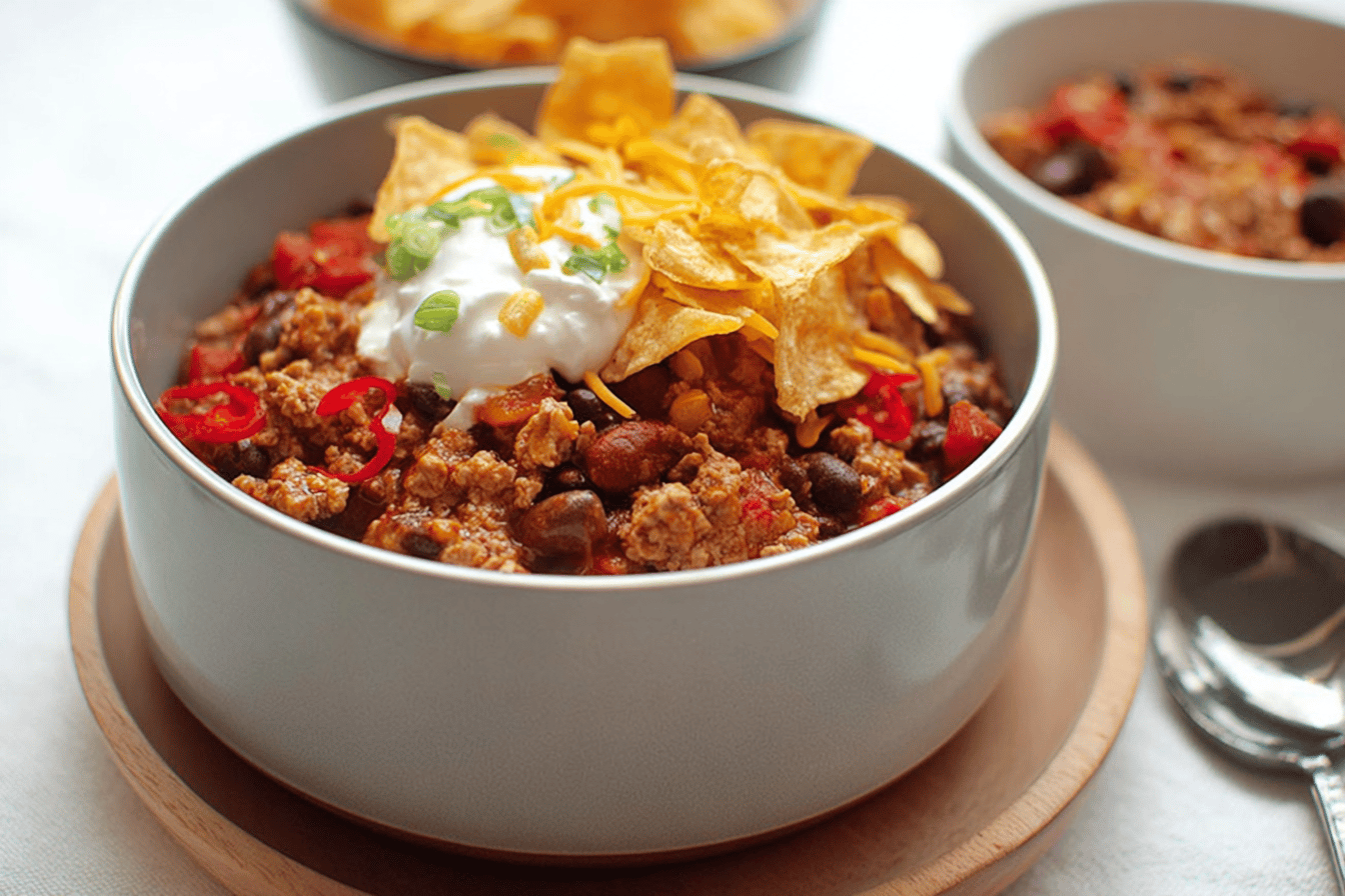 Hearty Quick Turkey Chili for Cool Days