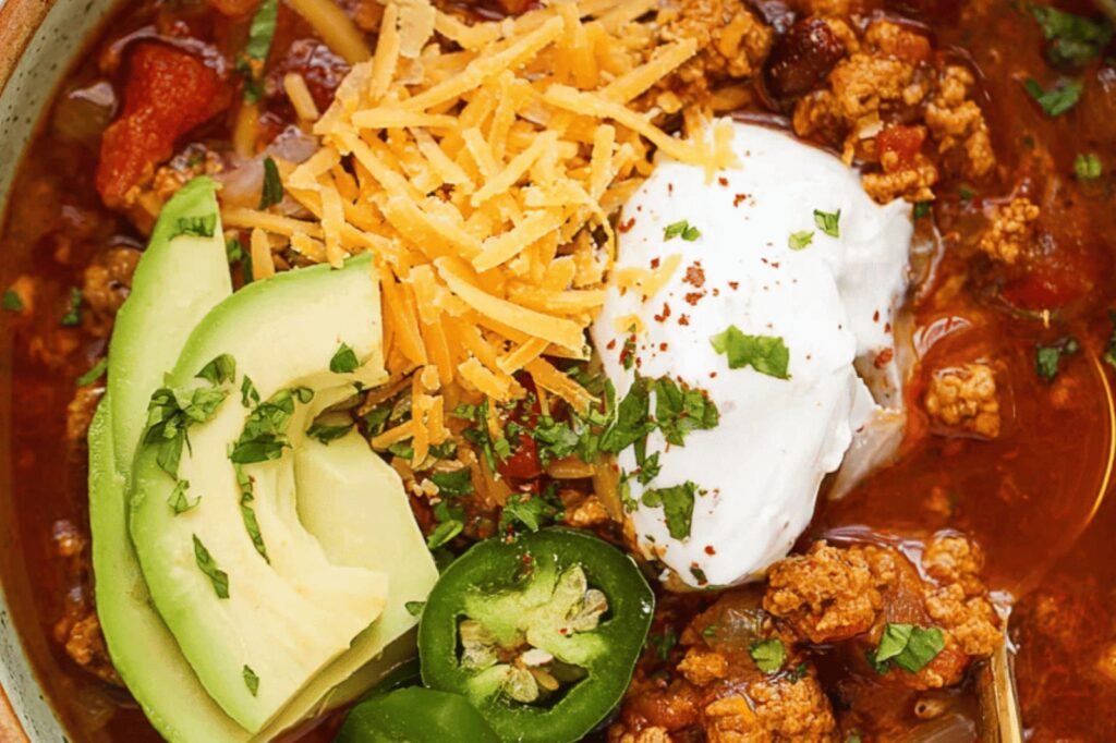 Hearty Turkey Chili with Bold Spices