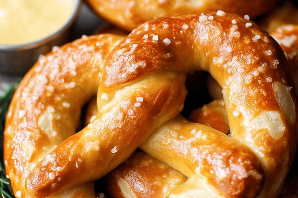 Homemade Auntie Anne’s Style Soft Pretzels