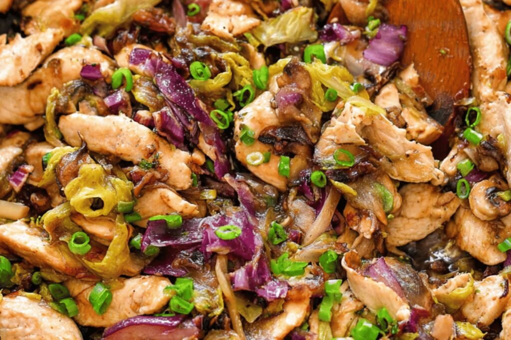 Homemade Moo Shu Chicken Delight
