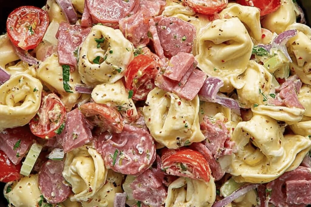 Italian Grinder Tortellini Pasta Salad