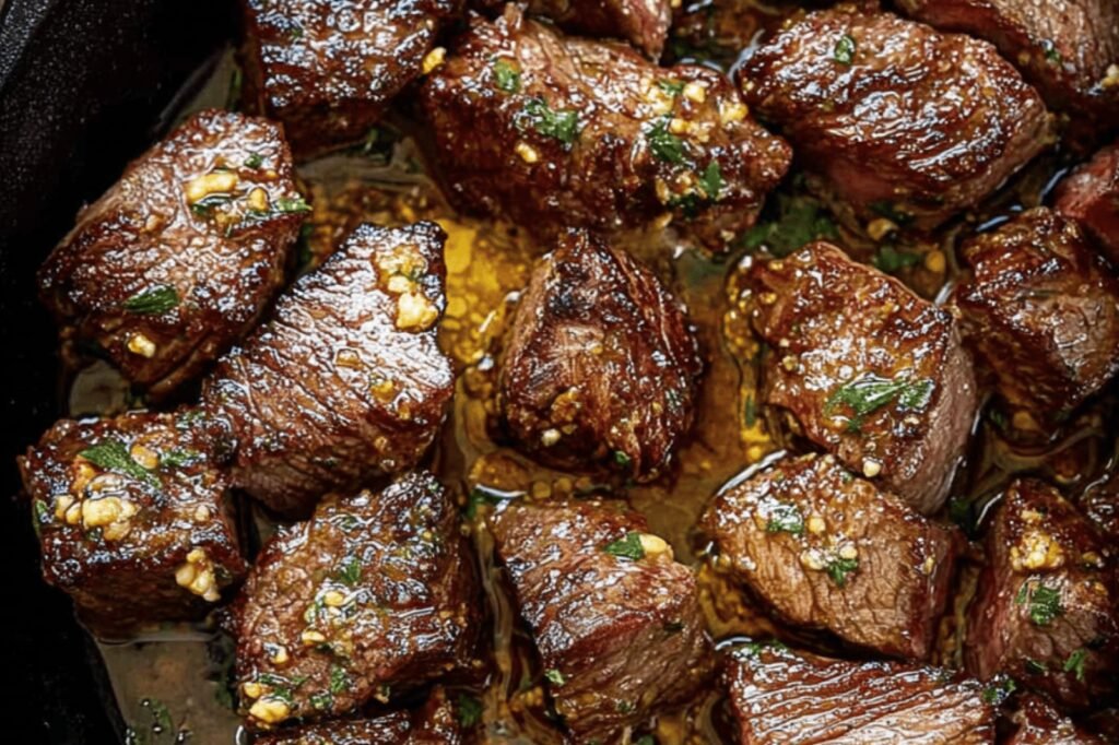 Juicy Cowboy Butter Steak Bites