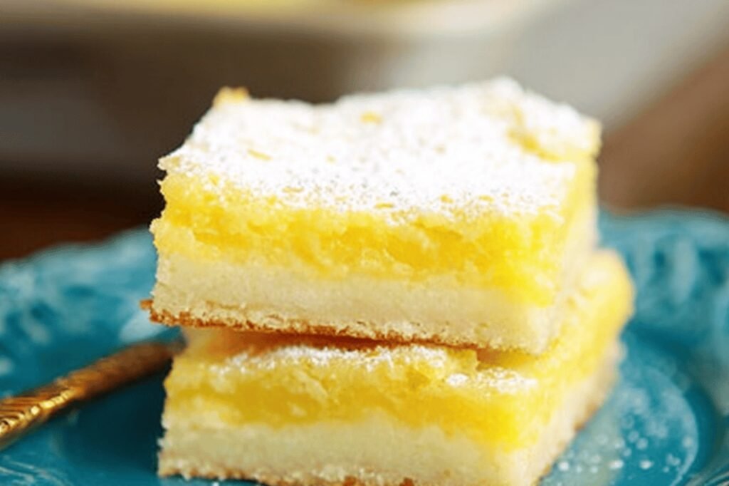 Lemon Butter Squares with Citrus Twist