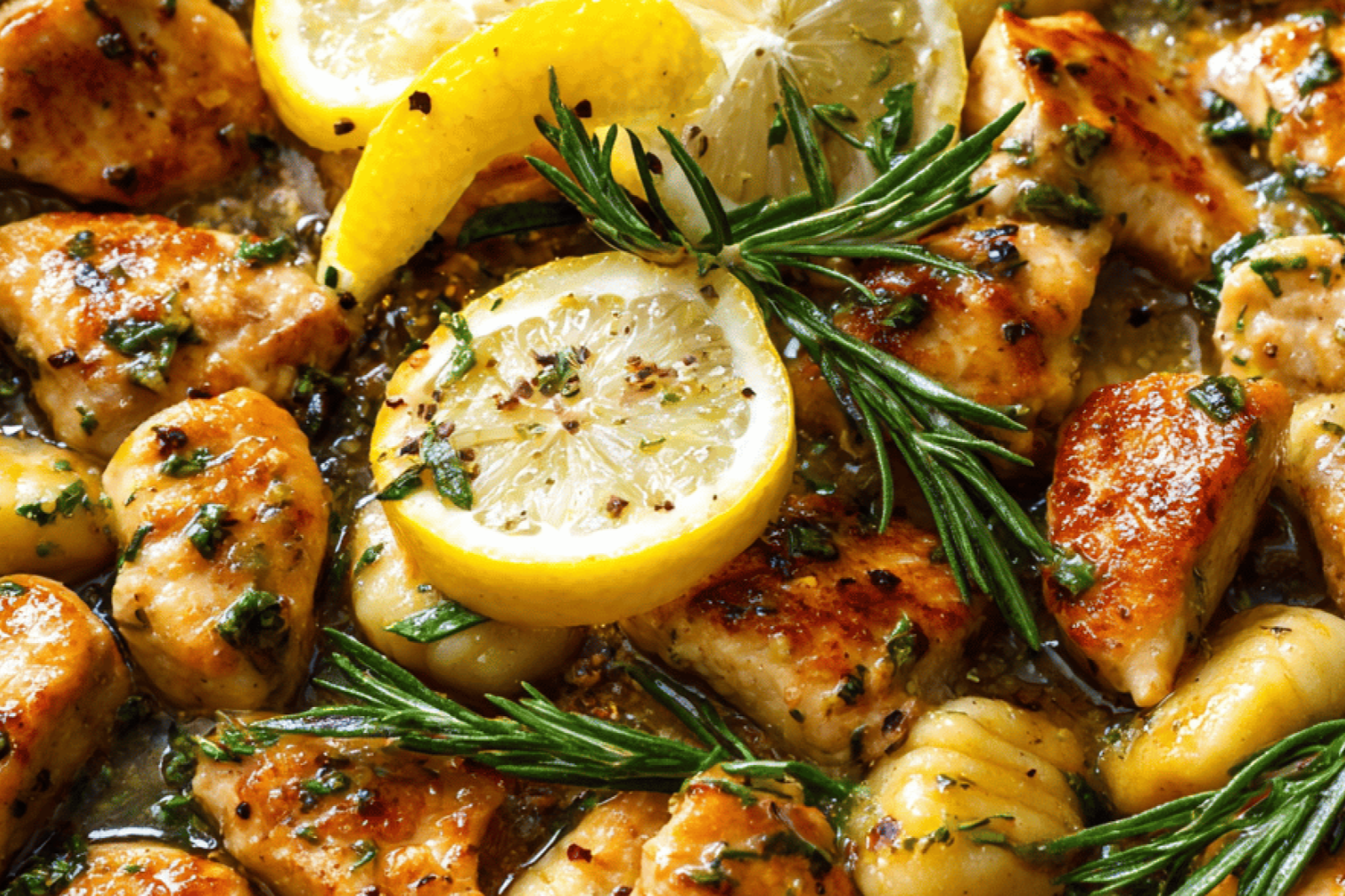 Lemon Chicken Gnocchi with Tangy Easy Flavors