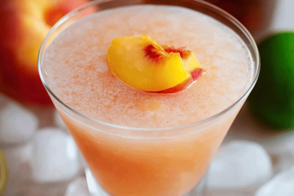 Peach Daiquiri Summer Sip