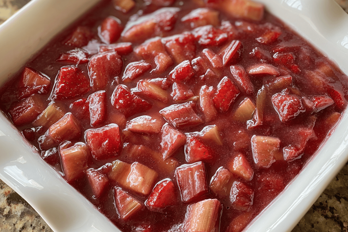 Perfect Strawberry Rhubarb Pie Filling Recipe