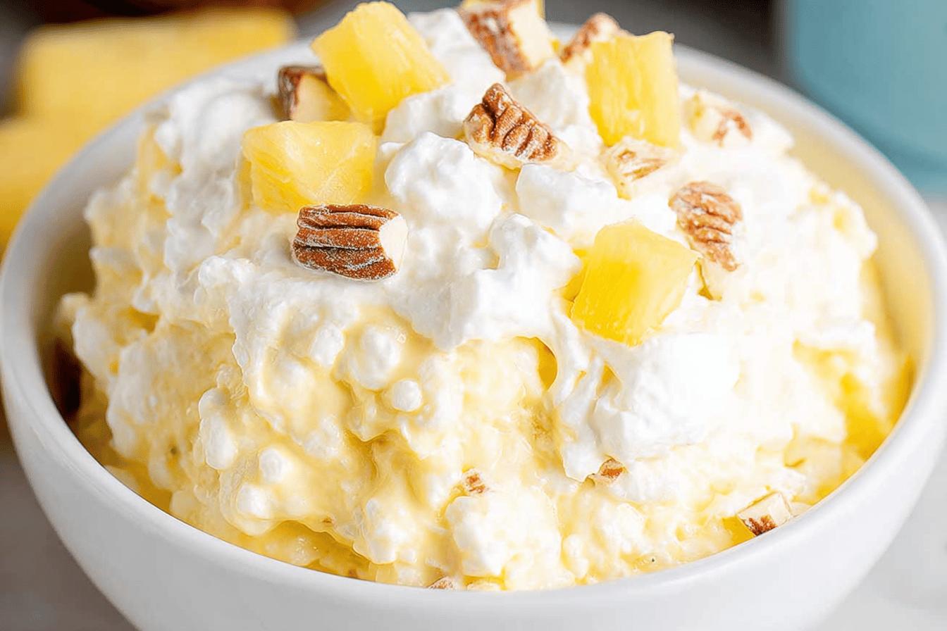 Pineapple Fluff No-Bake Dessert Delight