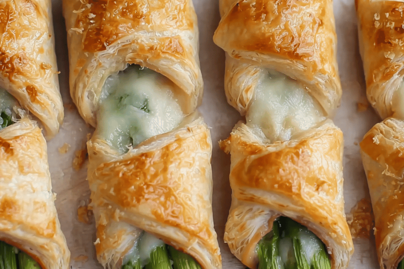 Prosciutto Asparagus Puff Pastry Delights