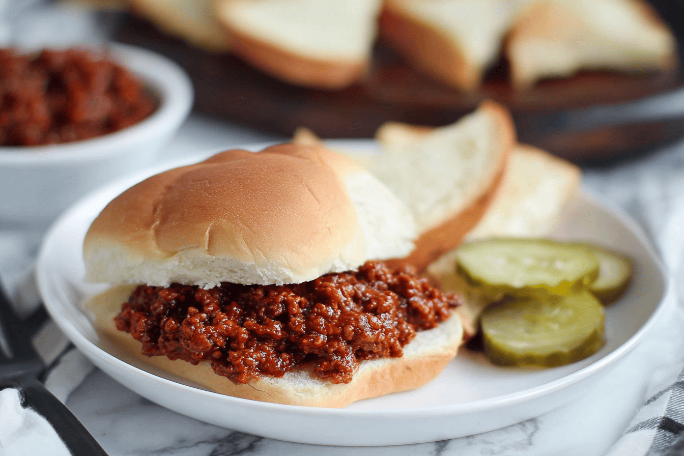 Quick Homemade Sloppy Joes Recipe