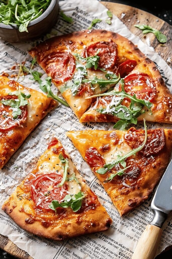 Quick Naan Flatbread Pizza Recipe