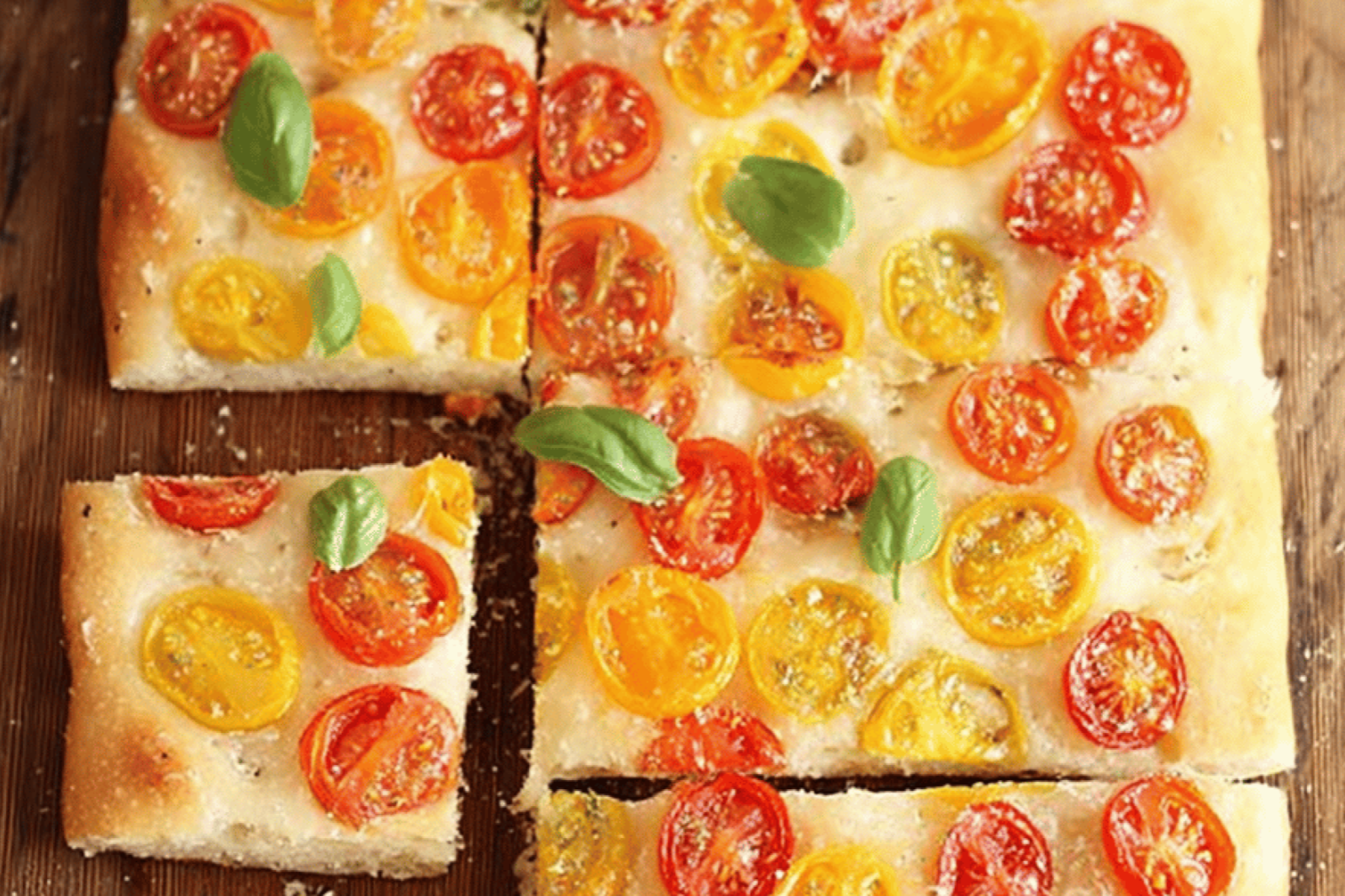 Quick Tomato Focaccia with Pizza Dough