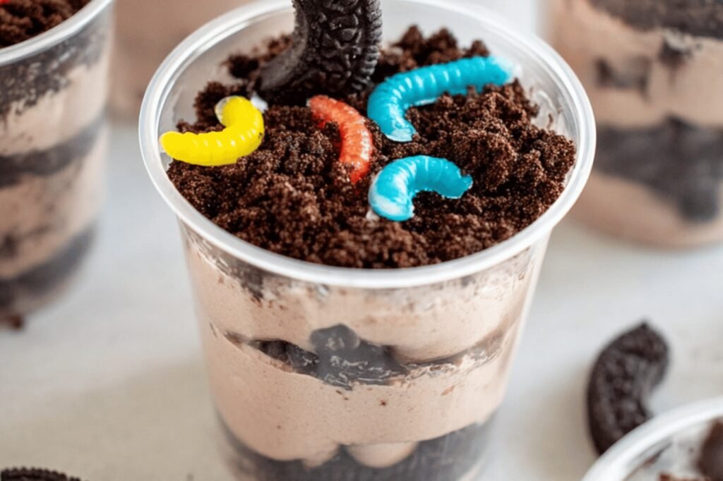 Quick and Easy No-Bake Dirt Pudding Cups
