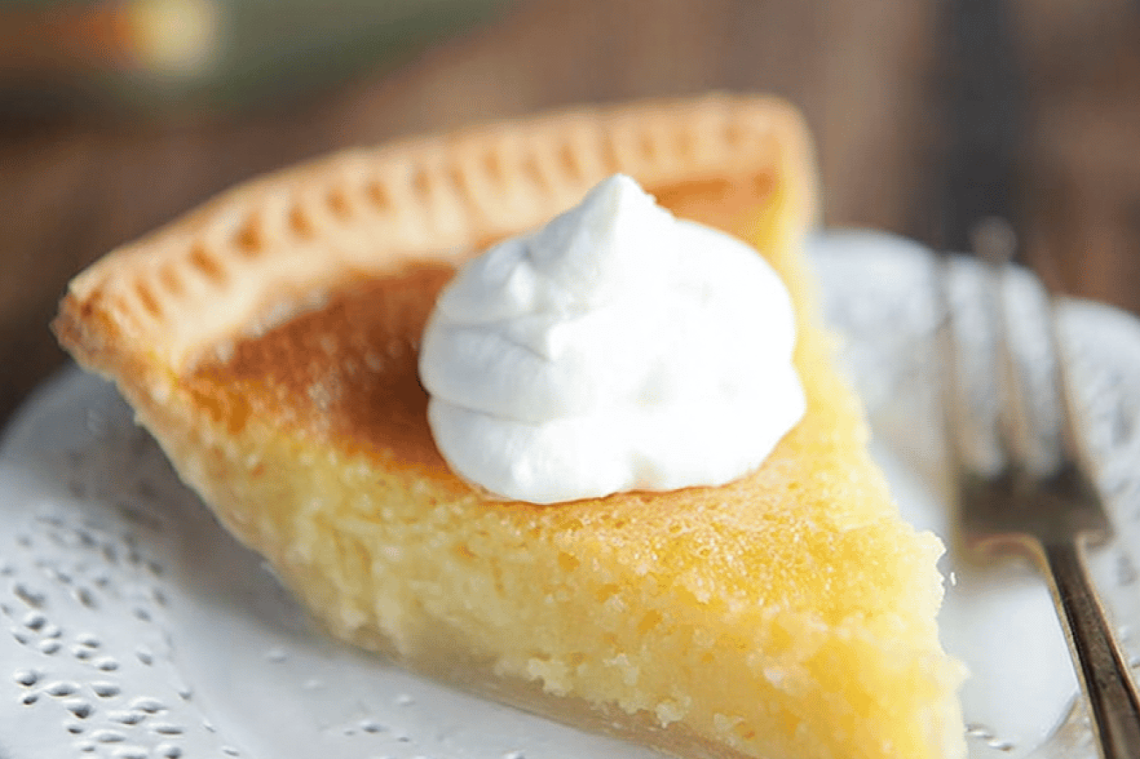 Silky Vintage Vinegar Chess Pie