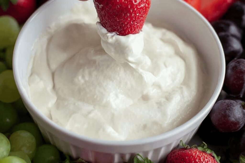 Simple 2-Ingredient Party Fruit Dip